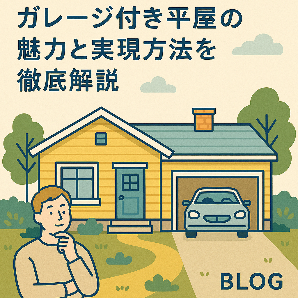 【岡崎市】ガレージ付き平屋:新築時のメリットとデメリットを徹底分析