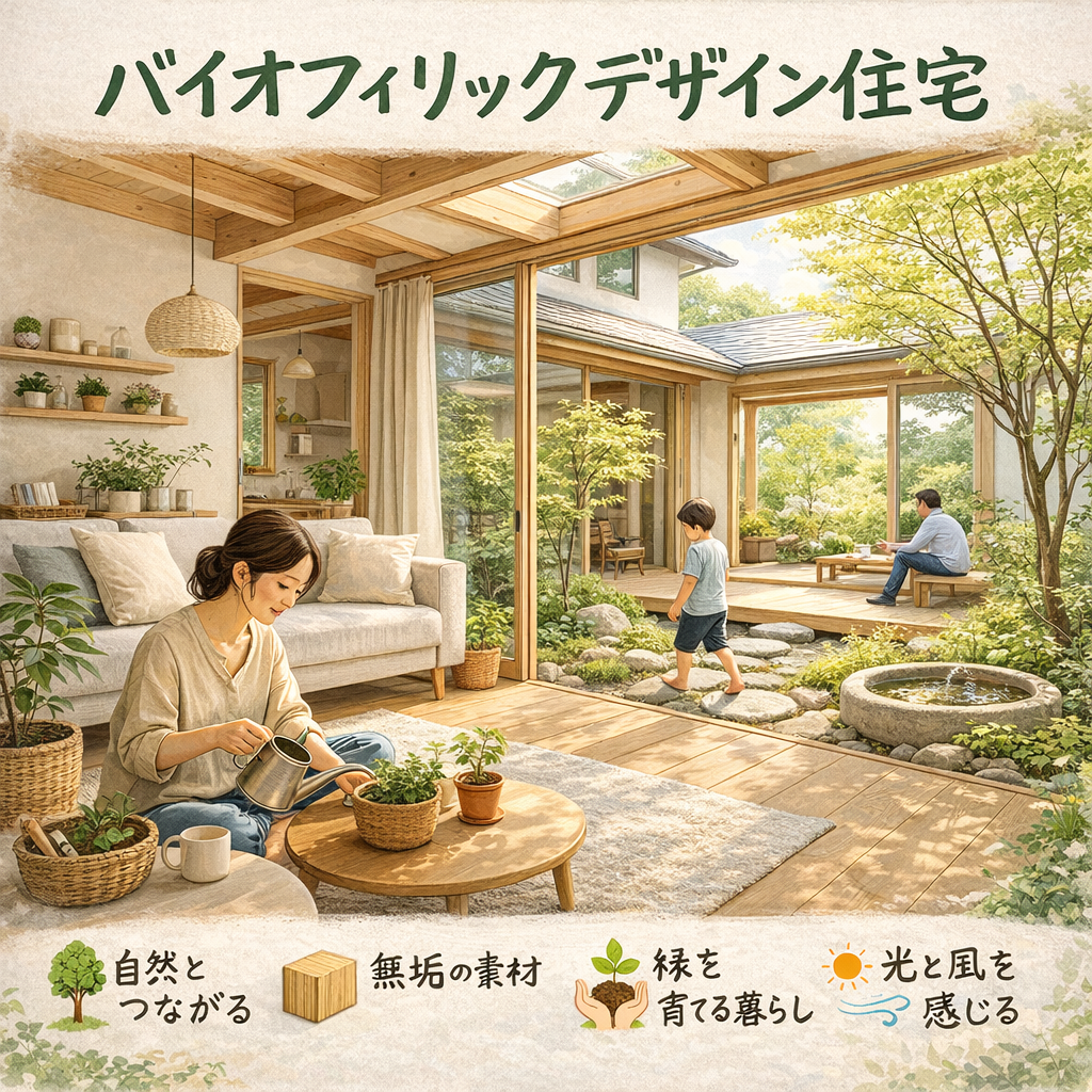 【岡崎市】住宅で実践！バイオフィリックデザインの始め方10選
